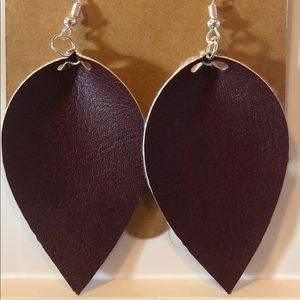 Leather Earring